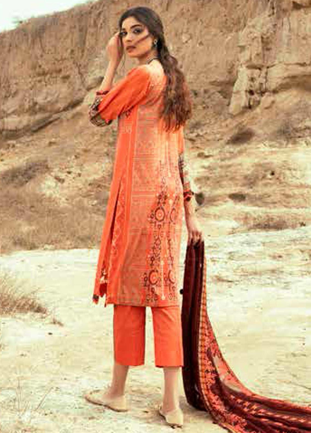 Charizma Embroidered Lawn Suits Unstitched 3 Piece CRZ21N-1 CN-06 - Summer Collection