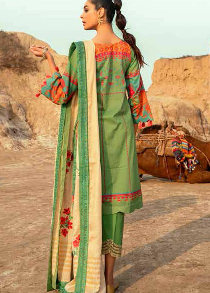 Charizma Embroidered Lawn Suits Unstitched 3 Piece CRZ21N-1 CN-09 - Summer Collection