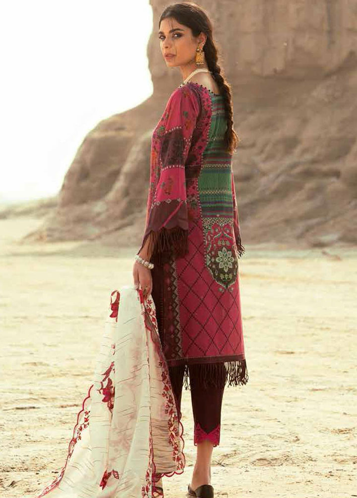 Charizma Embroidered Lawn Suits Unstitched 3 Piece CRZ21N-1 CN-11 - Summer Collection