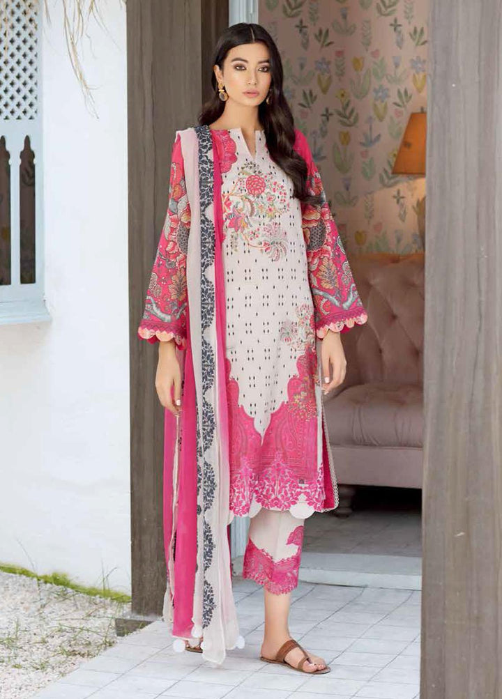 Naranji By Charizma Embroidered Lawn Suits Unstitched 3 Piece CRZ21-N2 14B - Summer Collection