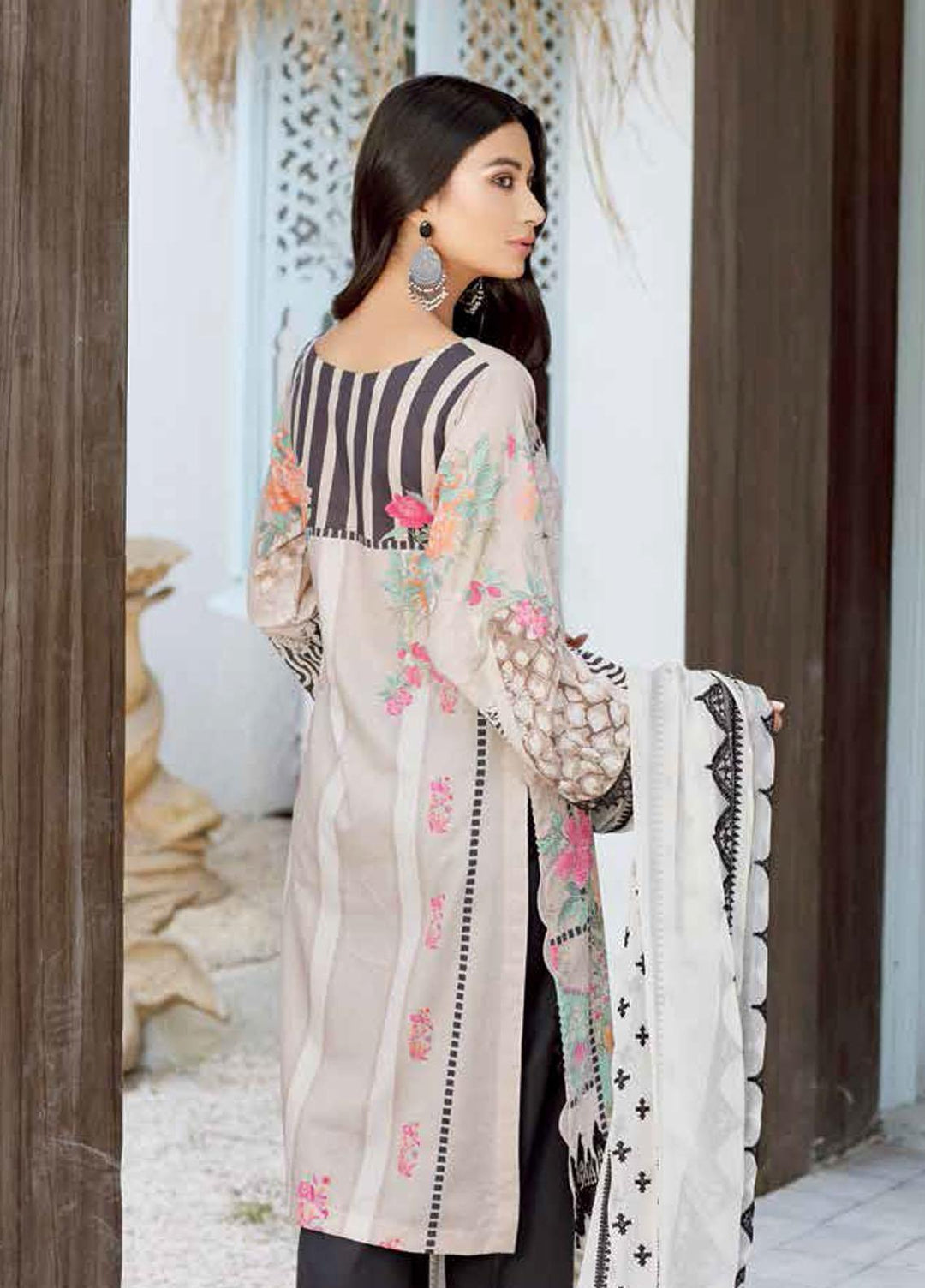 Naranji By Charizma Embroidered Lawn Suits Unstitched 3 Piece CRZ21-N2 19 - Summer Collection
