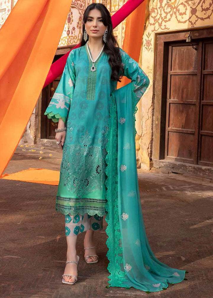 Naranji By Charizma Embroidered Lawn Suits Unstitched 3 Piece CRZ22-N2 CN/12 - Summer Collection