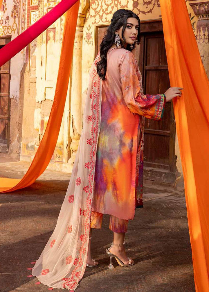 Naranji By Charizma Embroidered Lawn Suits Unstitched 3 Piece CRZ22-N2 CN/13 - Summer Collection