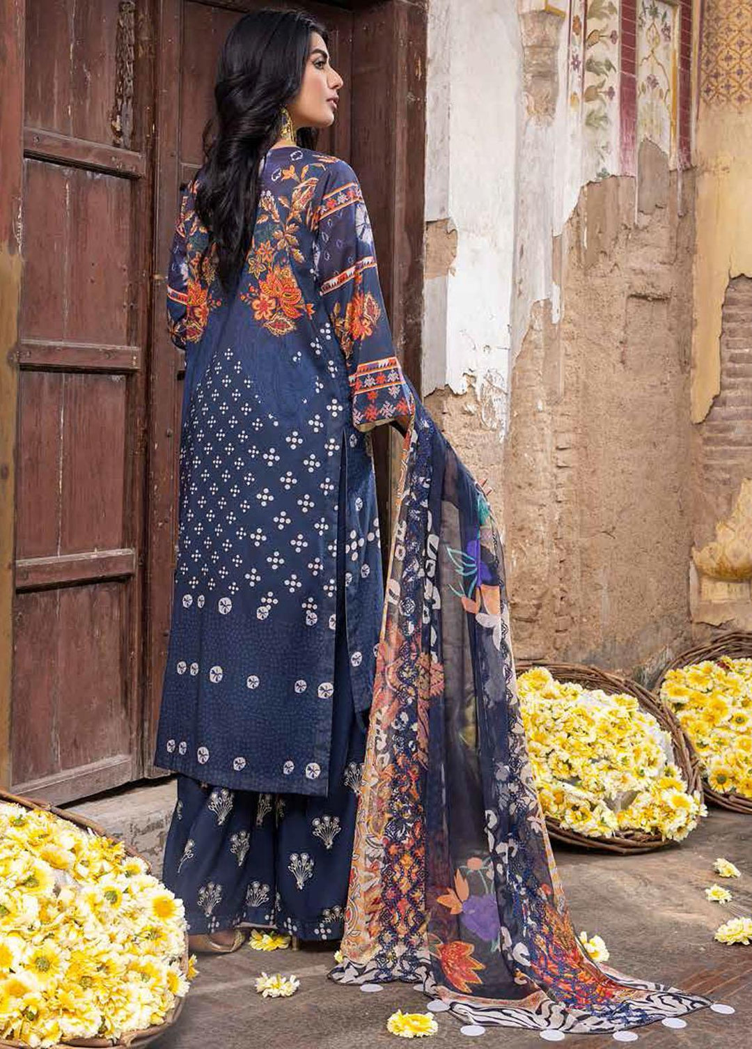 Naranji By Charizma Embroidered Lawn Suits Unstitched 3 Piece CRZ22-N2 CN/16 - Summer Collection