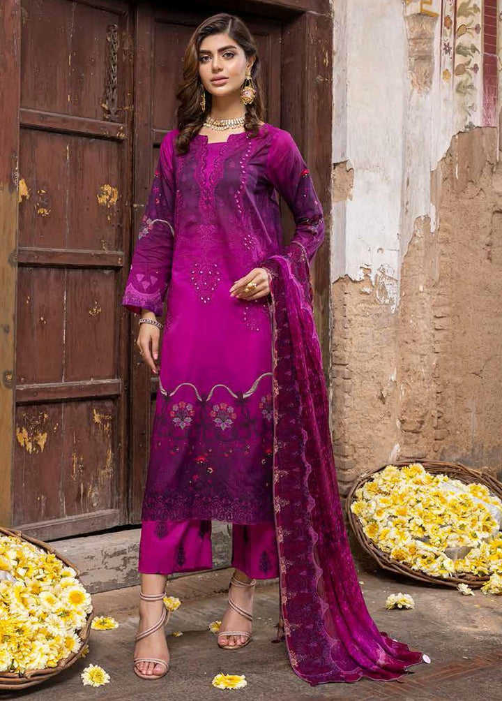 Naranji By Charizma Embroidered Lawn Suits Unstitched 3 Piece CRZ22-N2 CN/17 - Summer Collection