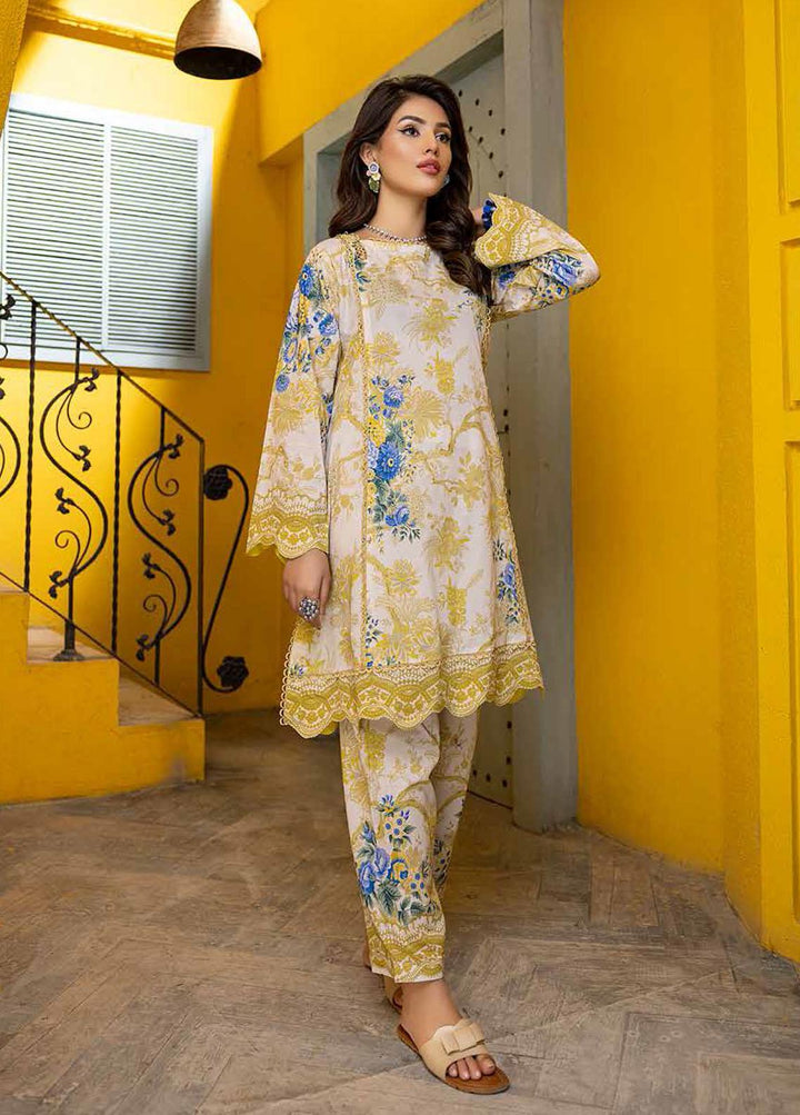 Nazneen By Charizma Printed Lawn Suits Unstitched 2 Piece CRZ22N D-05 - Summer Collection