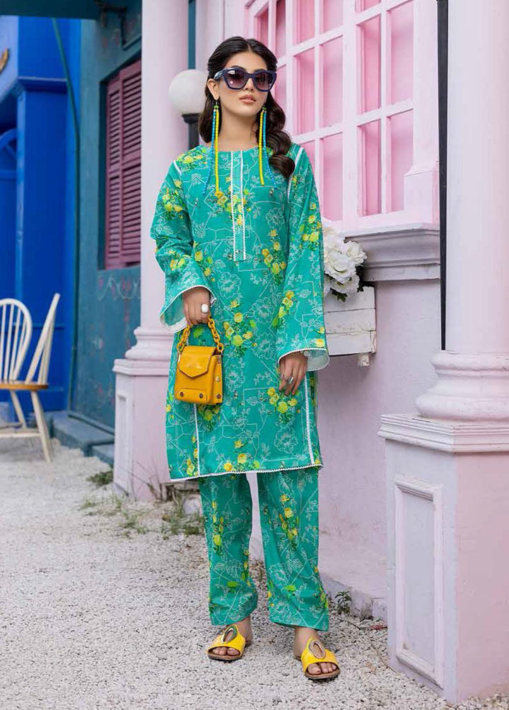 Nazneen By Charizma Printed Lawn Suits Unstitched 2 Piece CRZ22N D-10 - Summer Collection