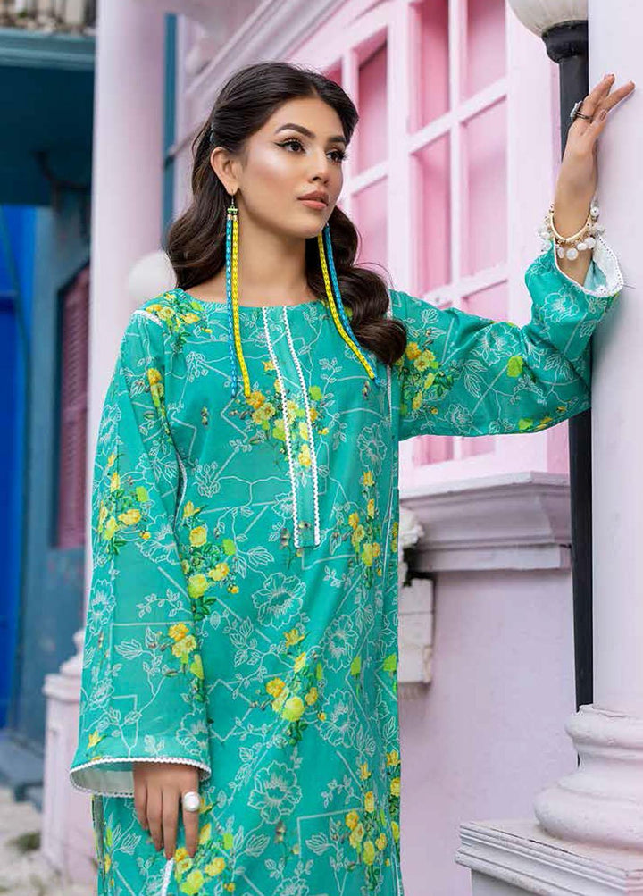 Nazneen By Charizma Printed Lawn Suits Unstitched 2 Piece CRZ22N D-10 - Summer Collection