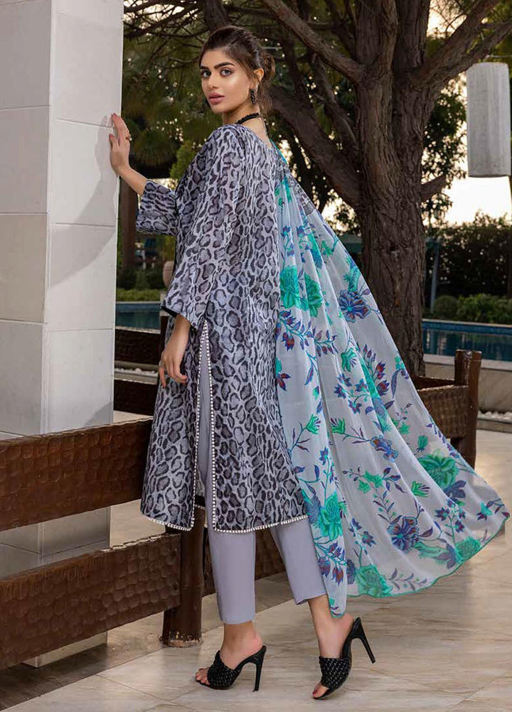 Charizma Embroidered Lawn Suits Unstitched 3 Piece CRZ22OS CO-03-A - Summer Collection