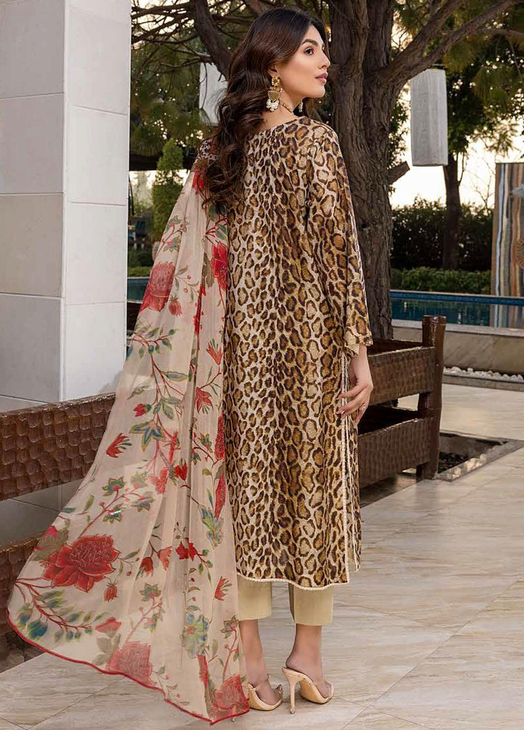Charizma Embroidered Lawn Suits Unstitched 3 Piece CRZ22OS CO-03-B - Summer Collection