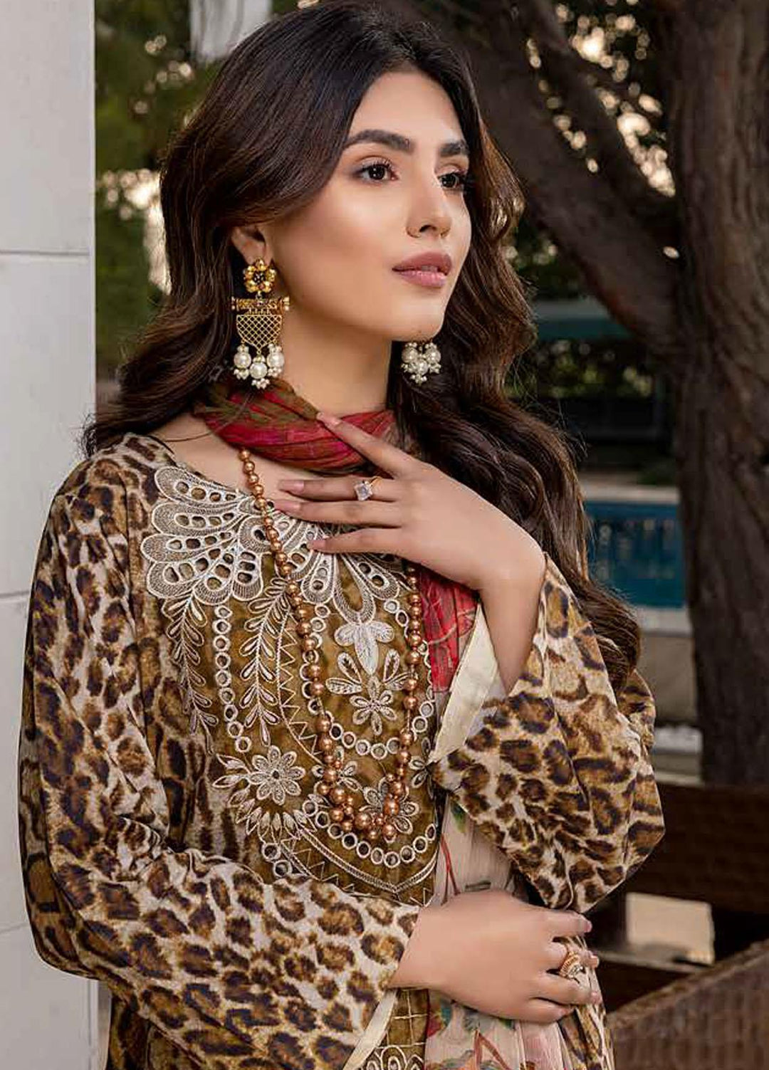 Charizma Embroidered Lawn Suits Unstitched 3 Piece CRZ22OS CO-03-B - Summer Collection