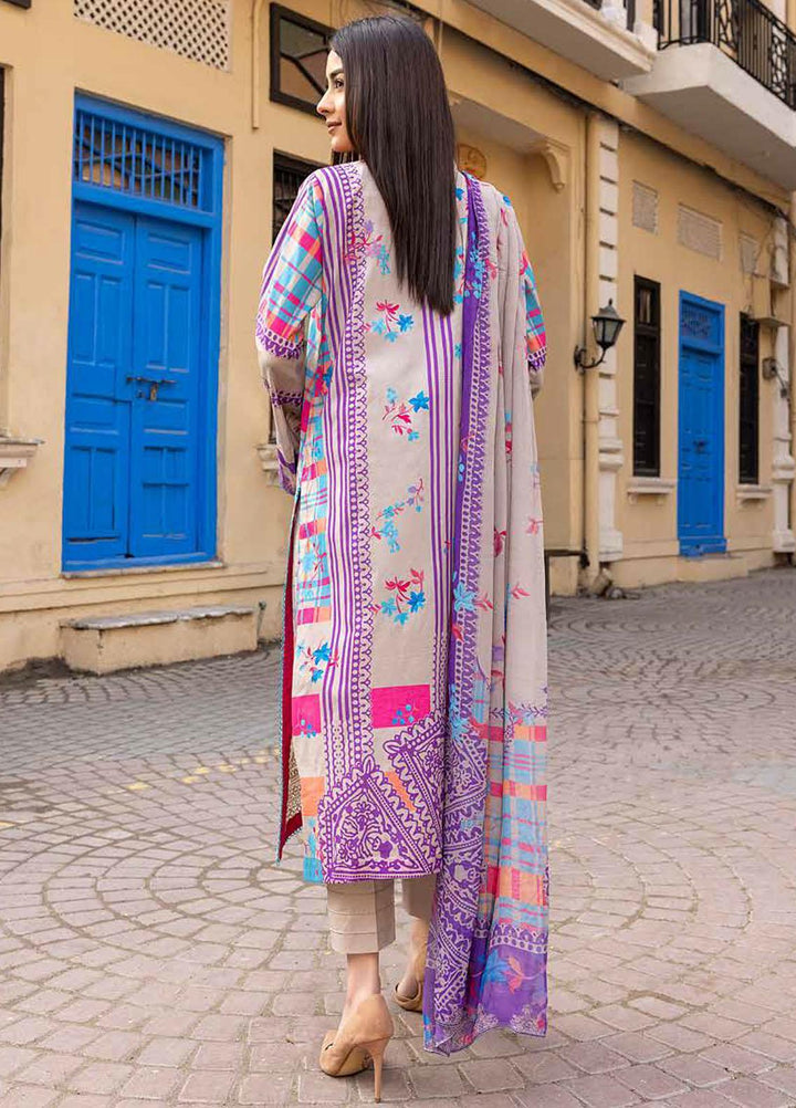 Charizma Embroidered Lawn Suits Unstitched 3 Piece CRZ22OS CO-04-A - Summer Collection