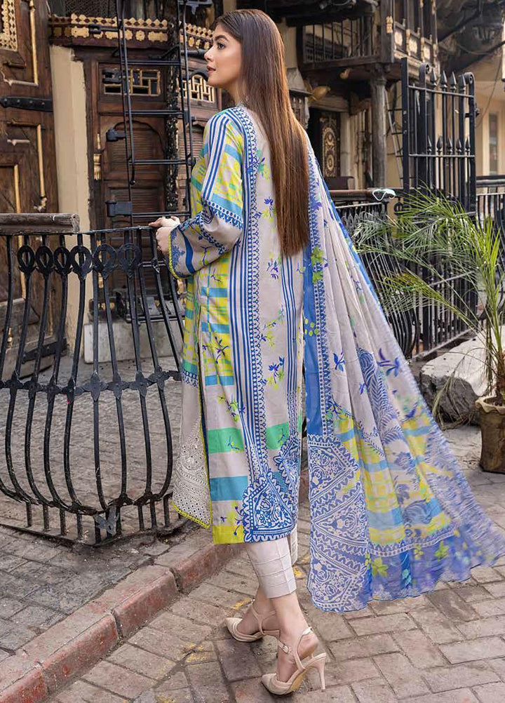 Charizma Embroidered Lawn Suits Unstitched 3 Piece CRZ22OS CO-04-C - Summer Collection