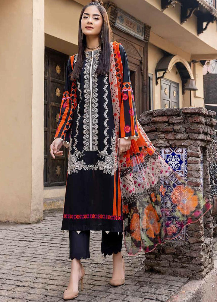 Charizma Embroidered Lawn Suits Unstitched 3 Piece CRZ22OS CO-05-A - Summer Collection