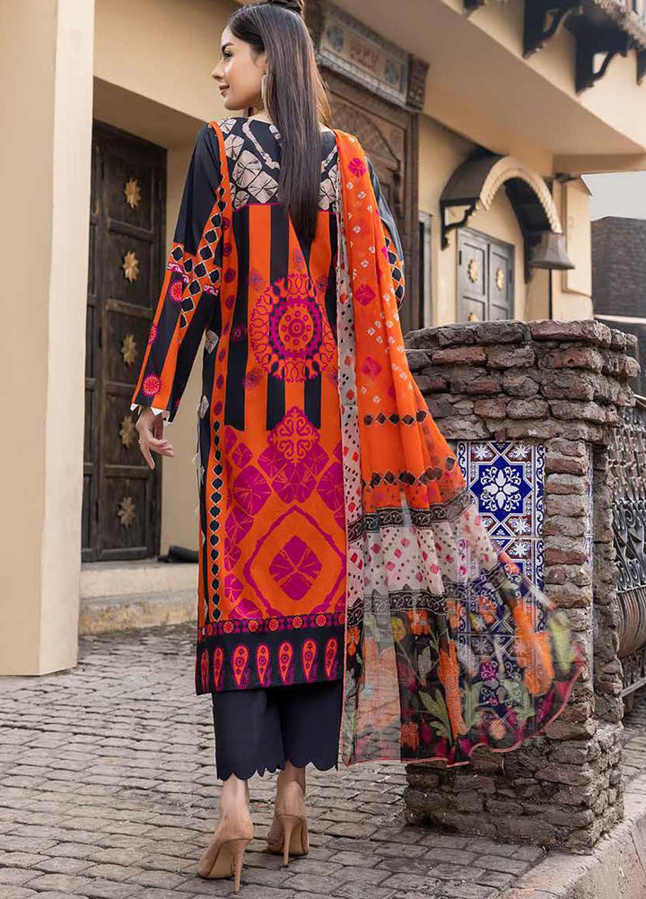 Charizma Embroidered Lawn Suits Unstitched 3 Piece CRZ22OS CO-05-A - Summer Collection