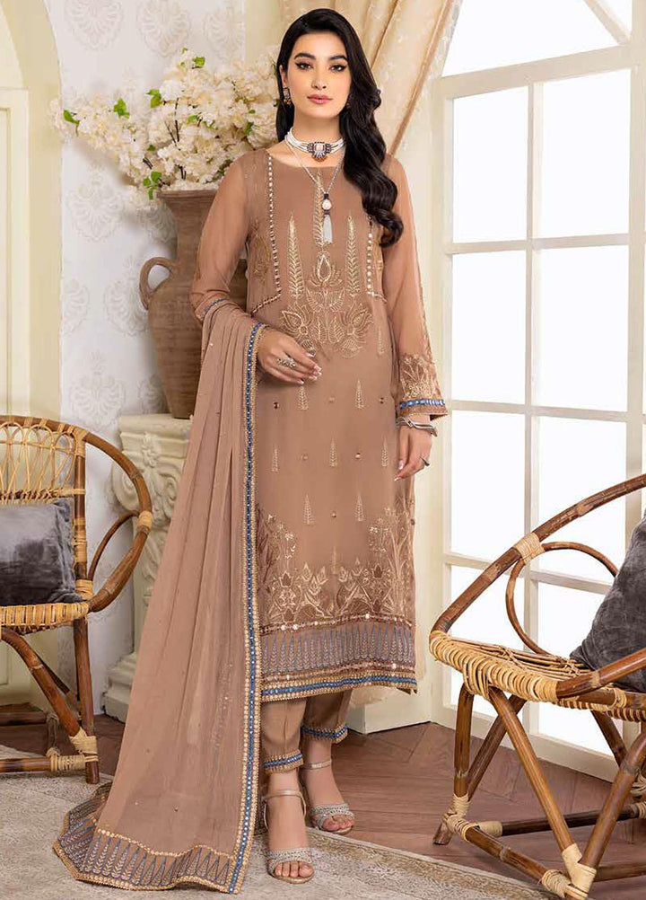 Charizma Embroidered Chiffon Suits Unstitched 3 Piece CRZ22PC CPC-02 - Festive Collection