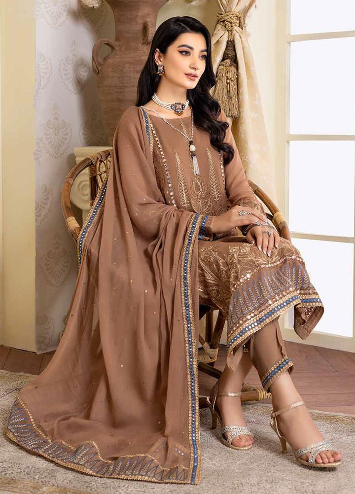 Charizma Embroidered Chiffon Suits Unstitched 3 Piece CRZ22PC CPC-02 - Festive Collection