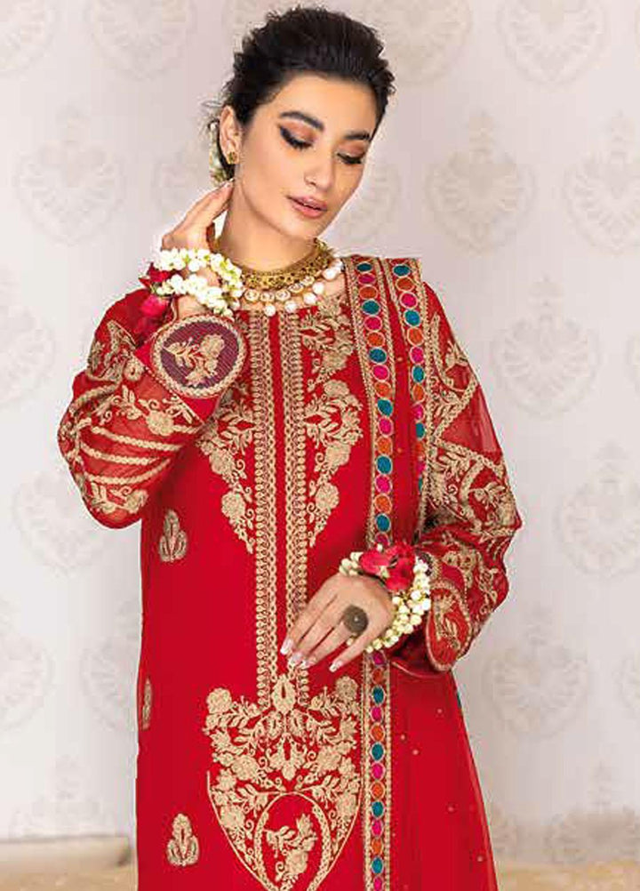 Charizma Embroidered Chiffon Suits Unstitched 3 Piece CRZ22PC CPC-04 - Festive Collection