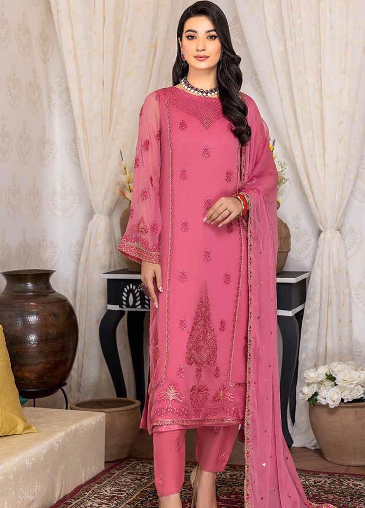 Charizma Embroidered Chiffon Suits Unstitched 3 Piece CRZ22PC CPC-06 - Festive Collection