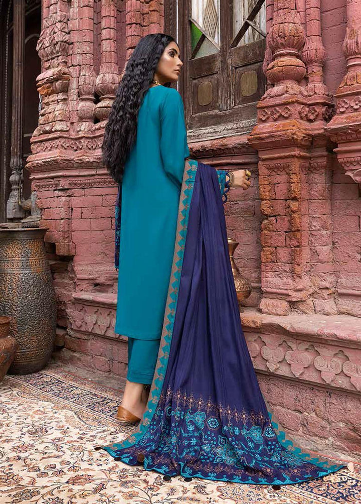 Charizma Embroidered Leather Suits Unstitched 3 Piece CRZ21P PS-09 - Winter Collection