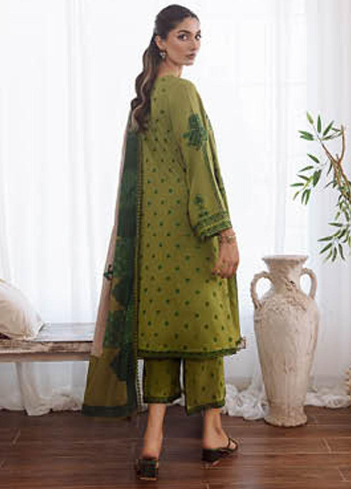 Charizma Embroidered Leather Peach Suits Unstitched 3 Piece CRZ23PS PS3-05 - Winter Collection