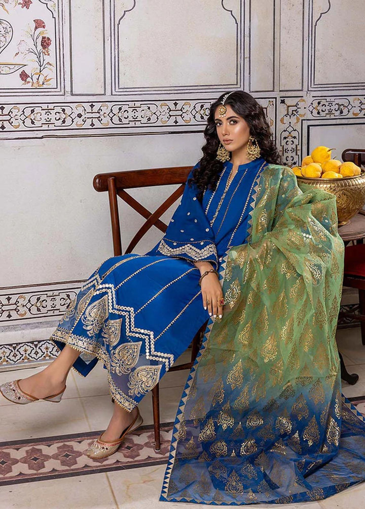 Charizma Luxury Pret  Lawn 3 Piece CNP22-30