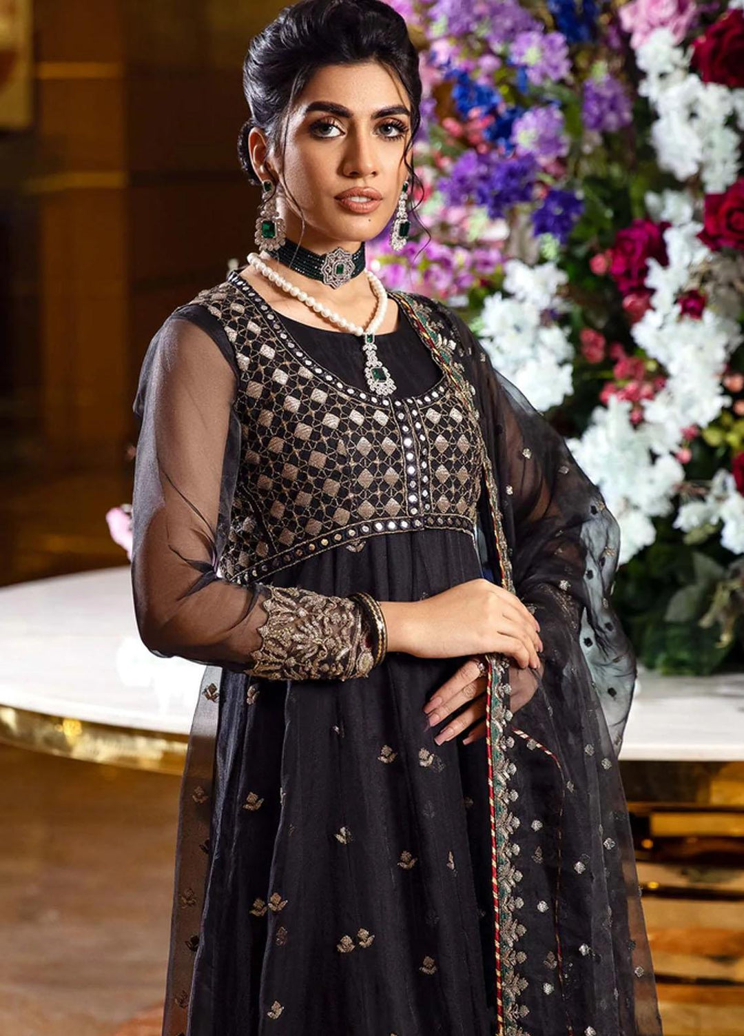 Charizma Luxury Pret  Organza 4 Piece CMA22-28