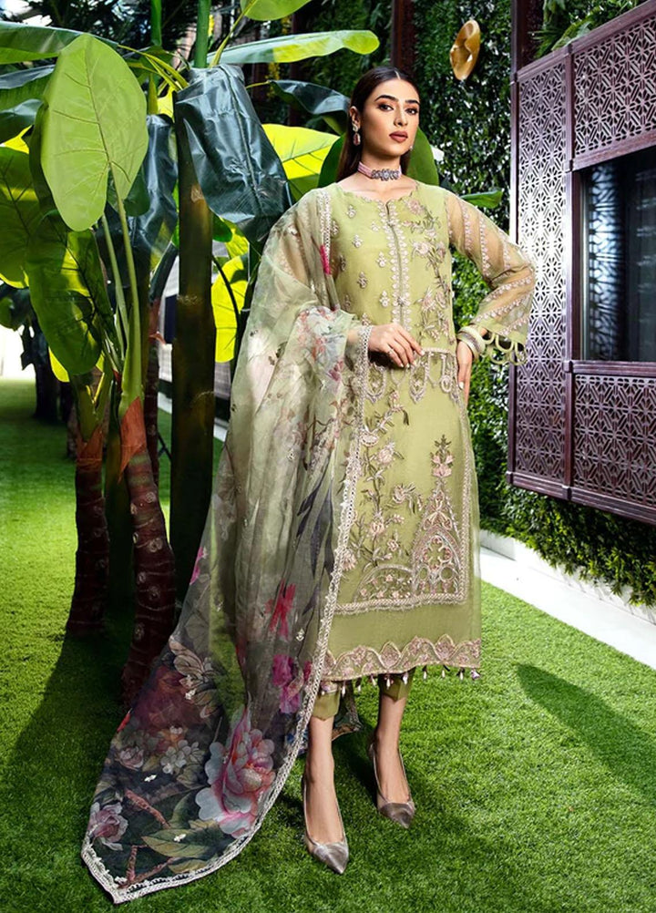 Charizma Luxury Pret  Organza 3 Piece CMA21-37