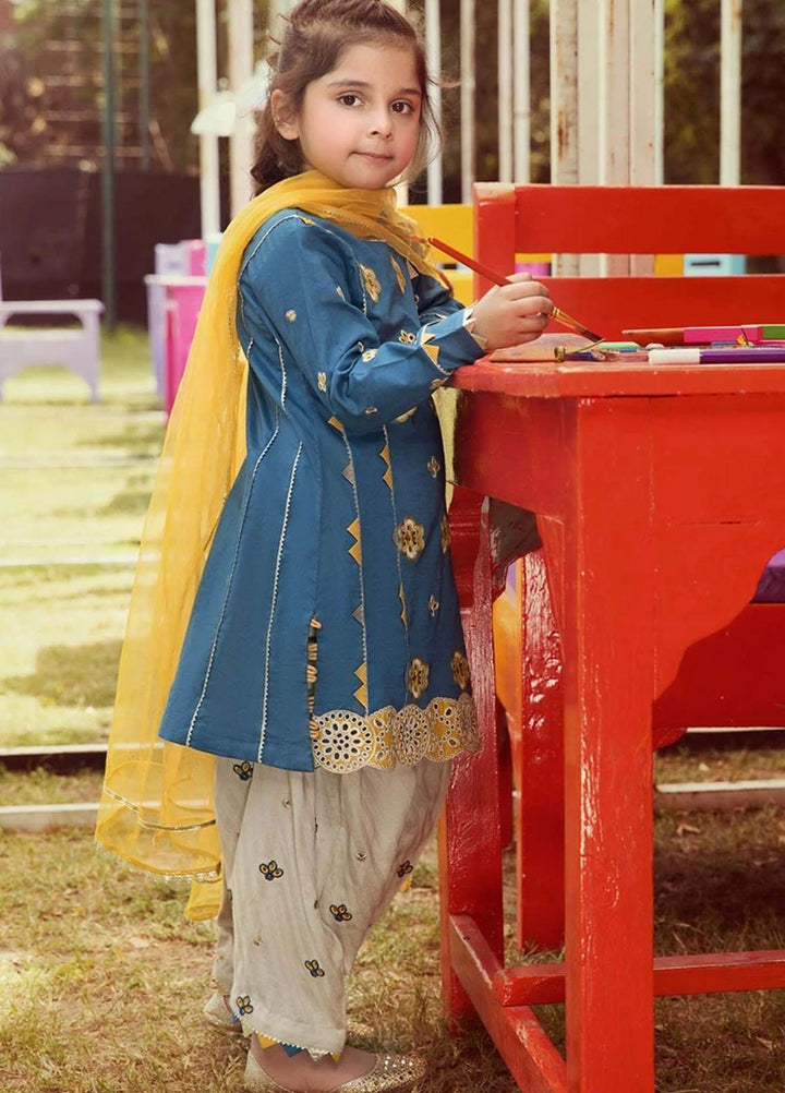 Charizma Lawn Fancy Pret 3 Piece Suit for Girls -  CKP -21-03