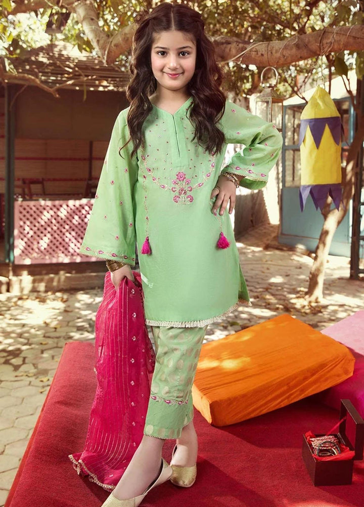 Charizma Lawn Fancy Pret Girls 3 Piece Suit -  CKP-21-02