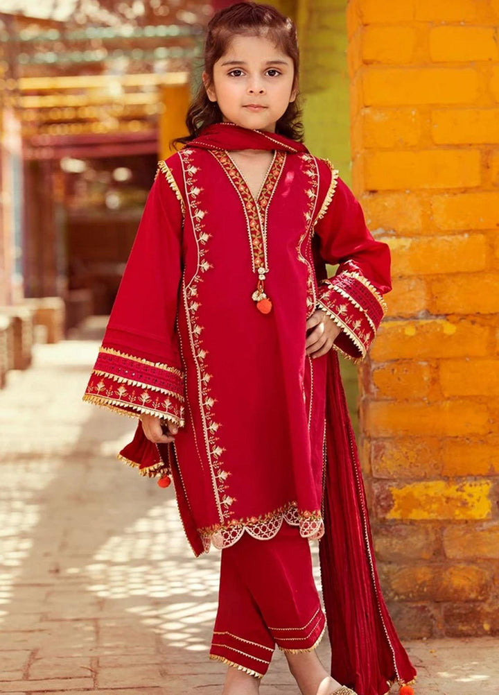 Charizma Lawn Fancy Pret Girls 3 Piece Suit -  CKP-21-09