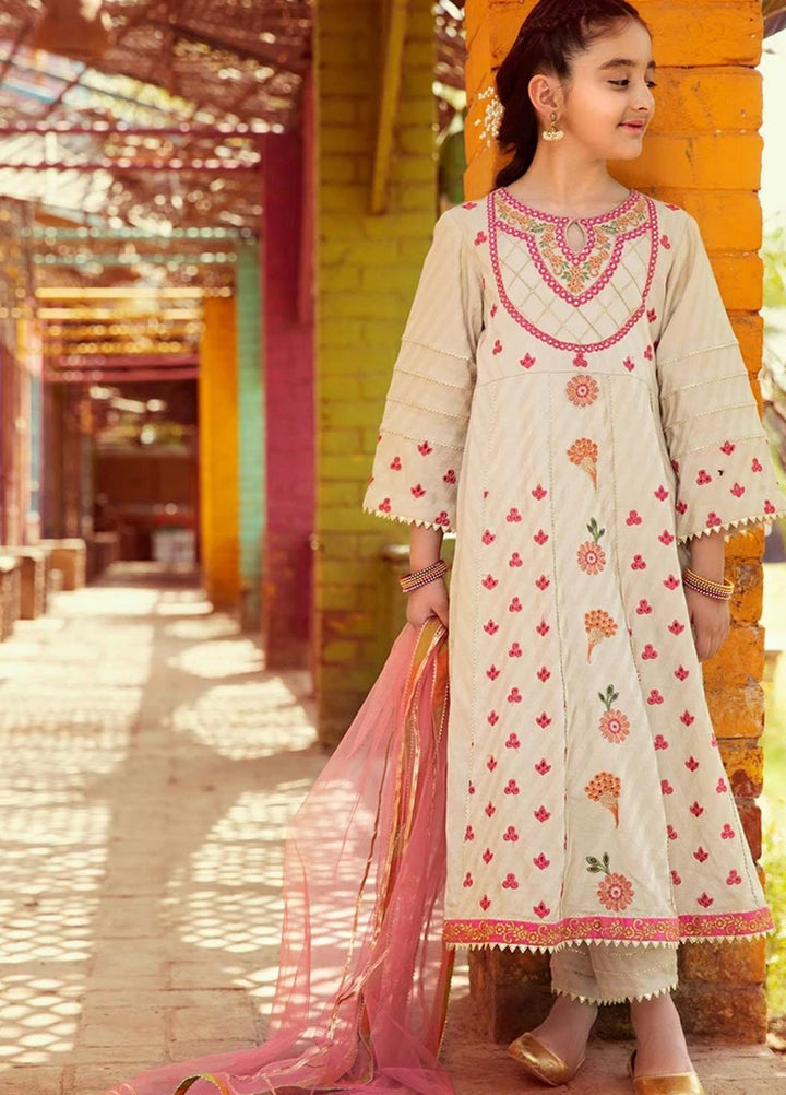 Charizma Lawn Fancy Pret 3 Piece Suit for Girls -  CKP-21-12