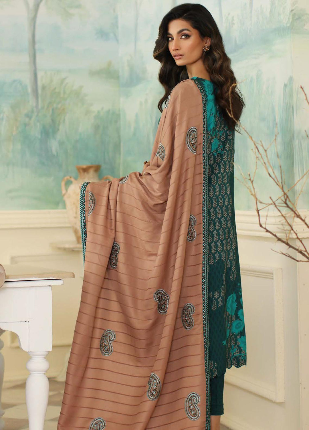 Charizma Embroidered Staple Suits Unstitched 3 Piece CRZ23PM-V2 CPMW3-10 - Winter Collection