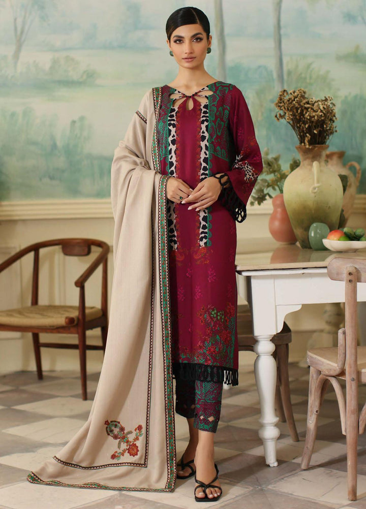 Charizma Embroidered Staple Suits Unstitched 3 Piece CRZ23PM-V2 CPMW3-13 - Winter Collection