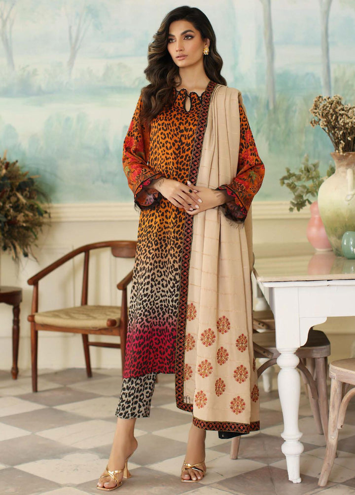 Charizma Embroidered Staple Suits Unstitched 3 Piece CRZ23PM-V2 CPMW3-14 - Winter Collection
