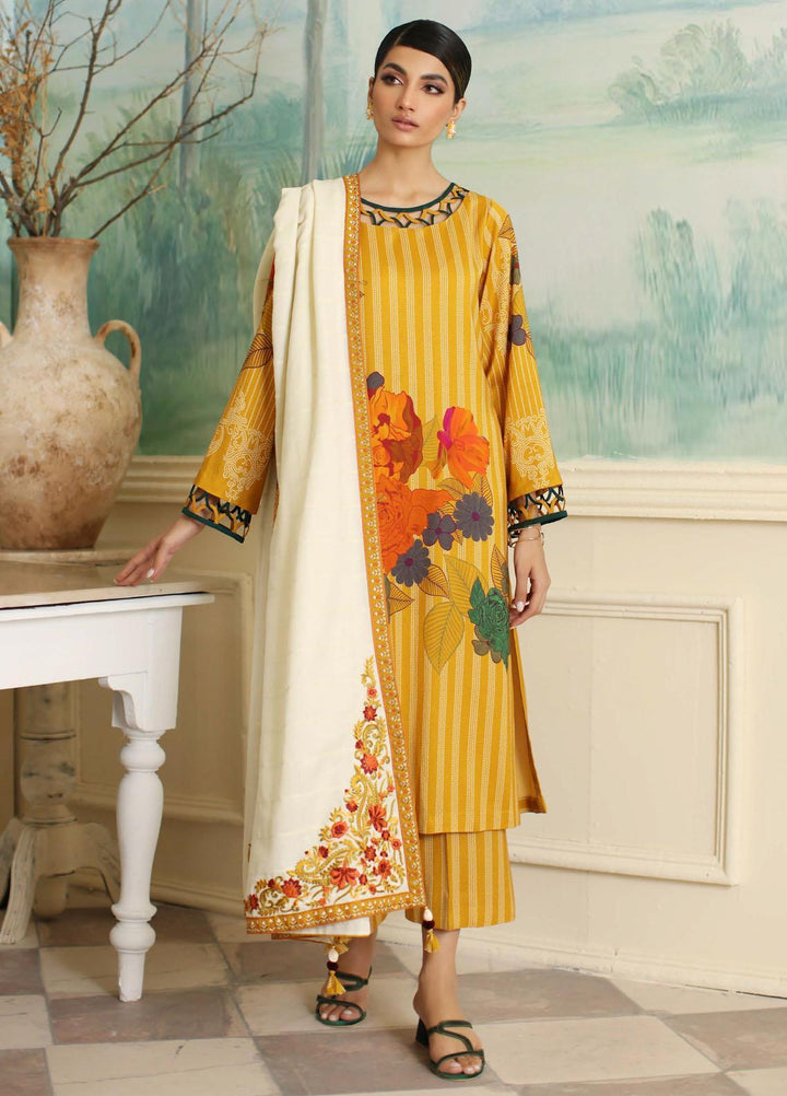 Charizma Embroidered Staple Suits Unstitched 3 Piece CRZ23PM-V2 CPMW3-15 - Winter Collection