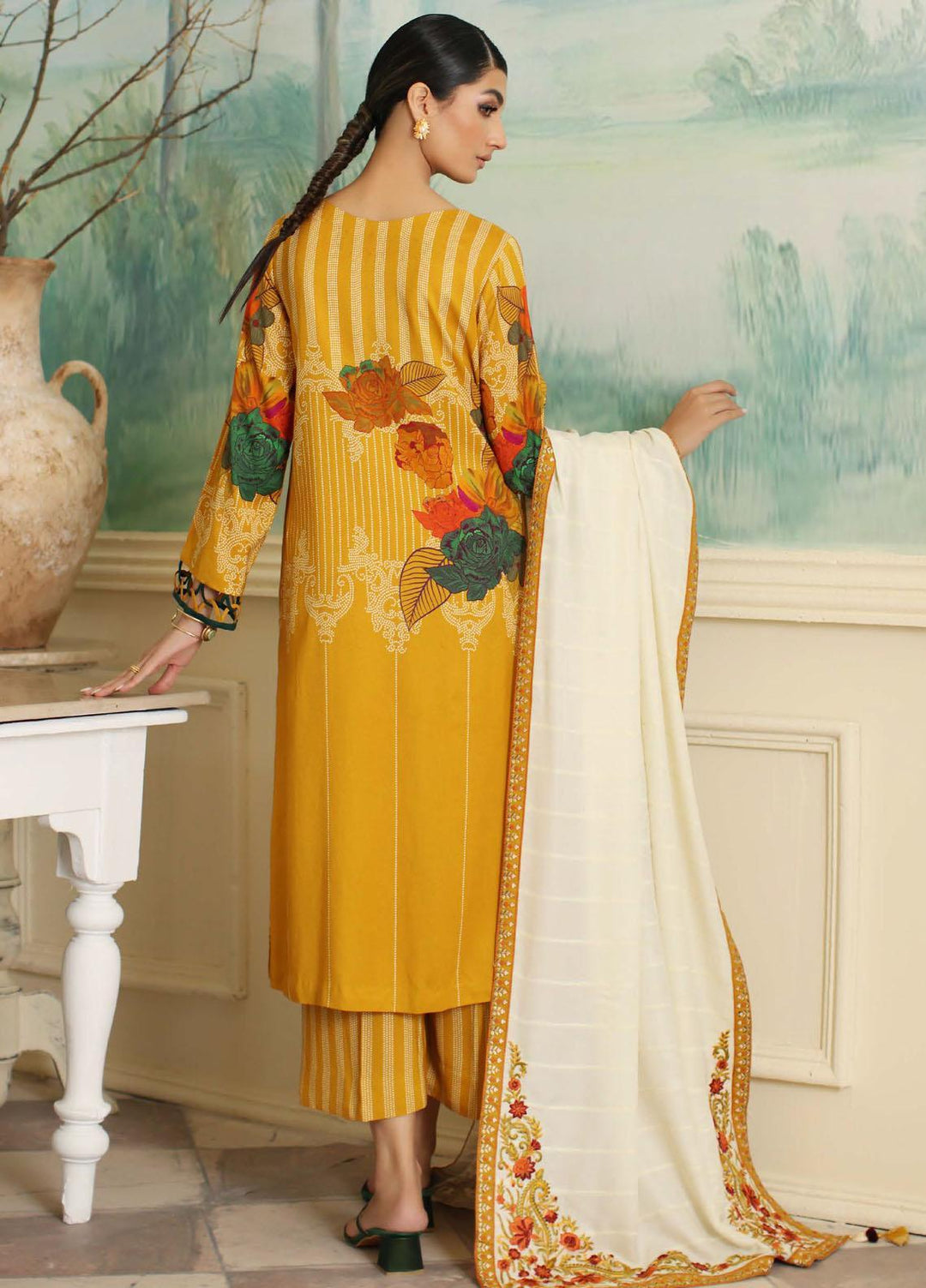 Charizma Embroidered Staple Suits Unstitched 3 Piece CRZ23PM-V2 CPMW3-15 - Winter Collection