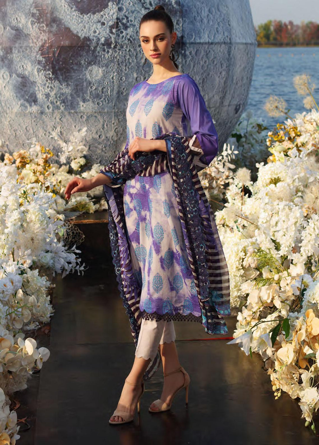 Print Melody By Charizma Embroidered Lawn Suits Unstitched 3 Piece CRZ22-PM2 PEC 11 - Summer Collection