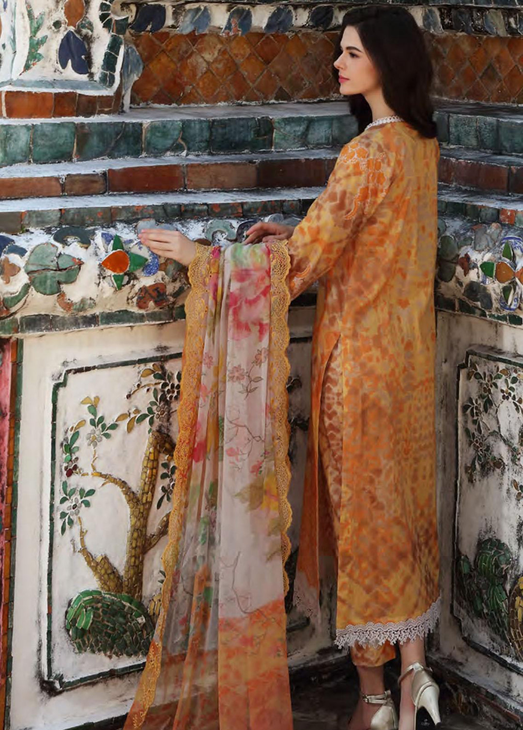 Print Melody By Charizma Embroidered Lawn Suits Unstitched 3 Piece CRZ22-PM2 PEC 15 - Summer Collection