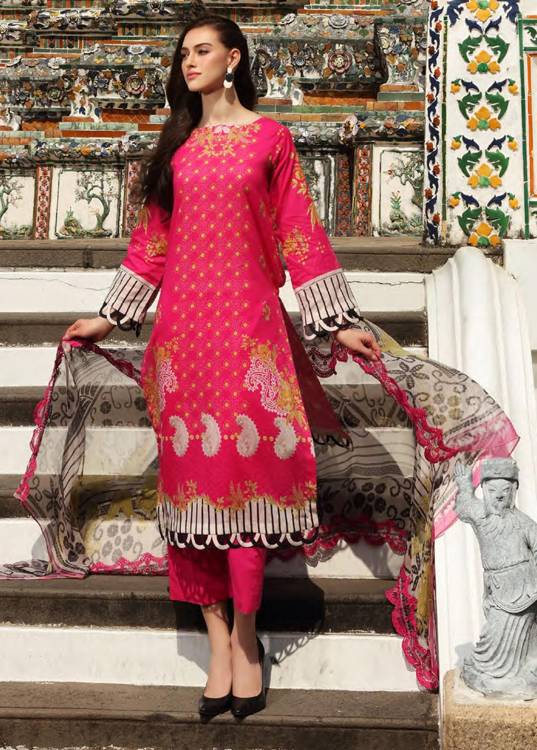 Print Melody By Charizma Embroidered Lawn Suits Unstitched 3 Piece CRZ22-PM2 PEC 16 - Summer Collection