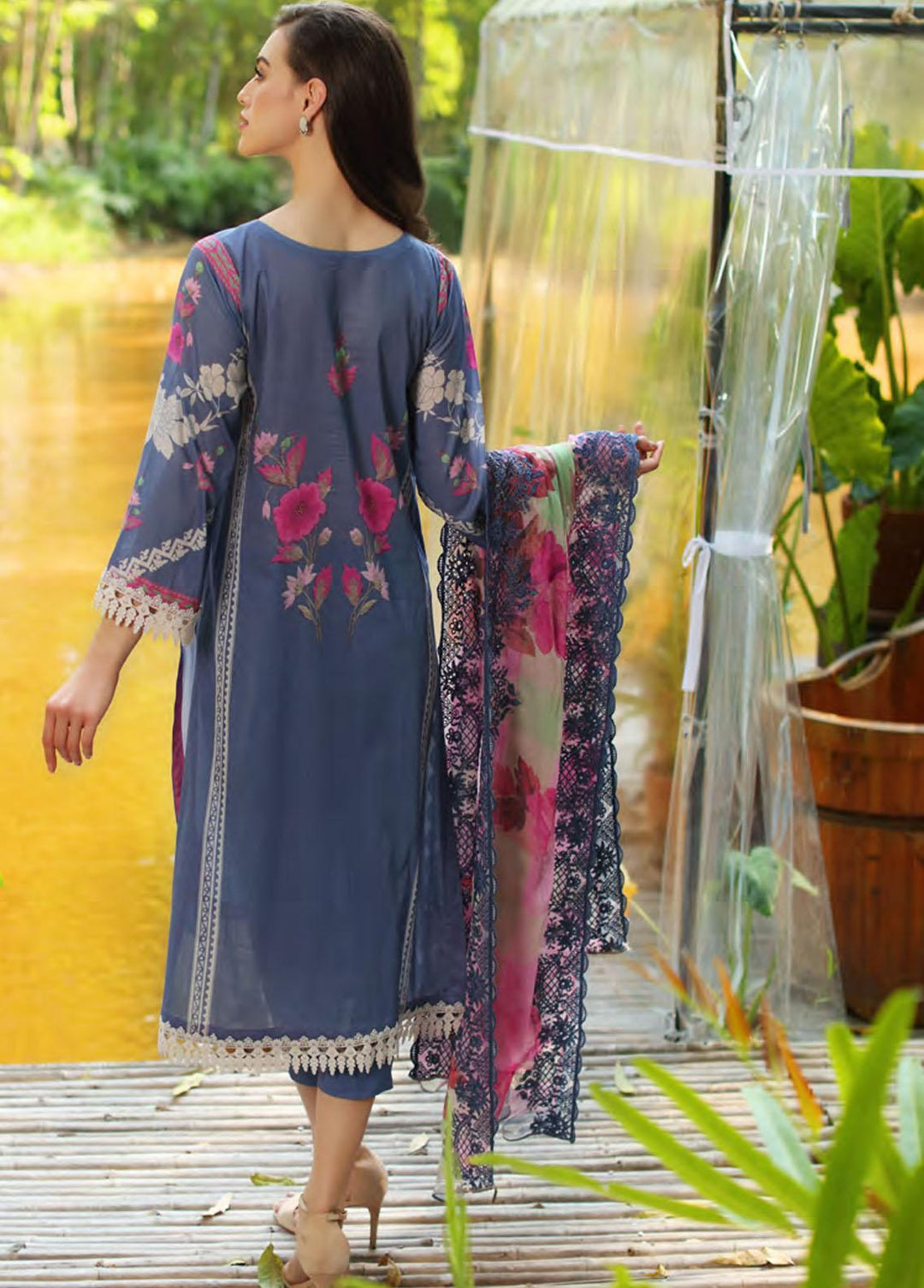 Print Melody By Charizma Embroidered Lawn Suits Unstitched 3 Piece CRZ22-PM2 PEC 20 - Summer Collection