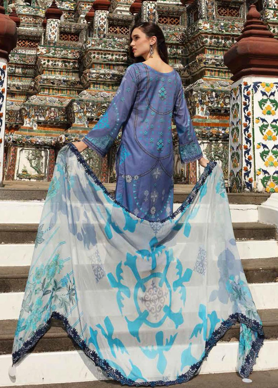 Print Melody By Charizma Embroidered Lawn Suits Unstitched 3 Piece CRZ22-PM3 PEC : 23 - Summer Collection