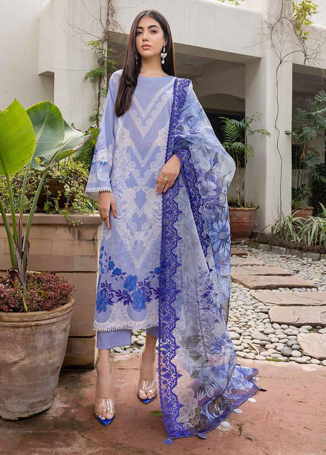 Print Melody By Charizma Embroidered Lawn Suits Unstitched 3 Piece CRZ22-PM3 PEC : 31 - Summer Collection