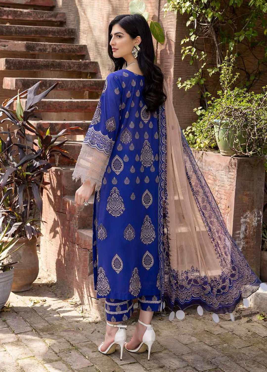 Charizma Embroidered Lawn Suits Unstitched 3 Piece CRZ22ML-4 PEC-33 - Summer Collection