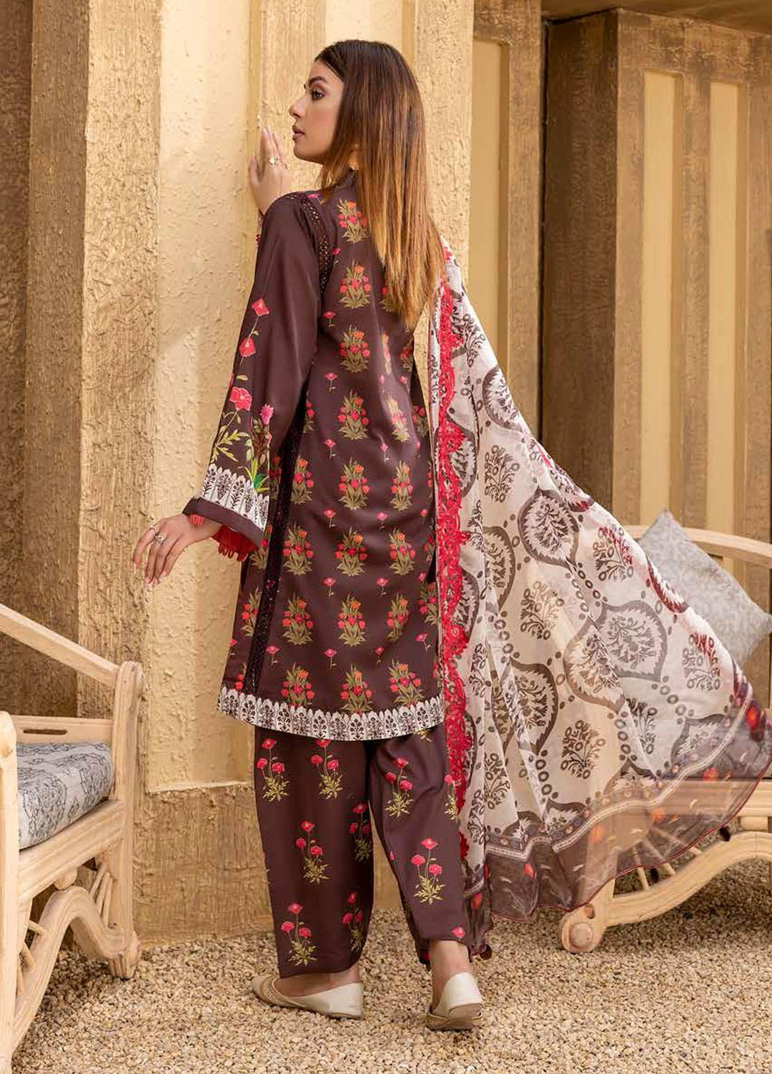 Charizma Embroidered Lawn Suits Unstitched 3 Piece CRZ22ML-4 PEC-34 - Summer Collection