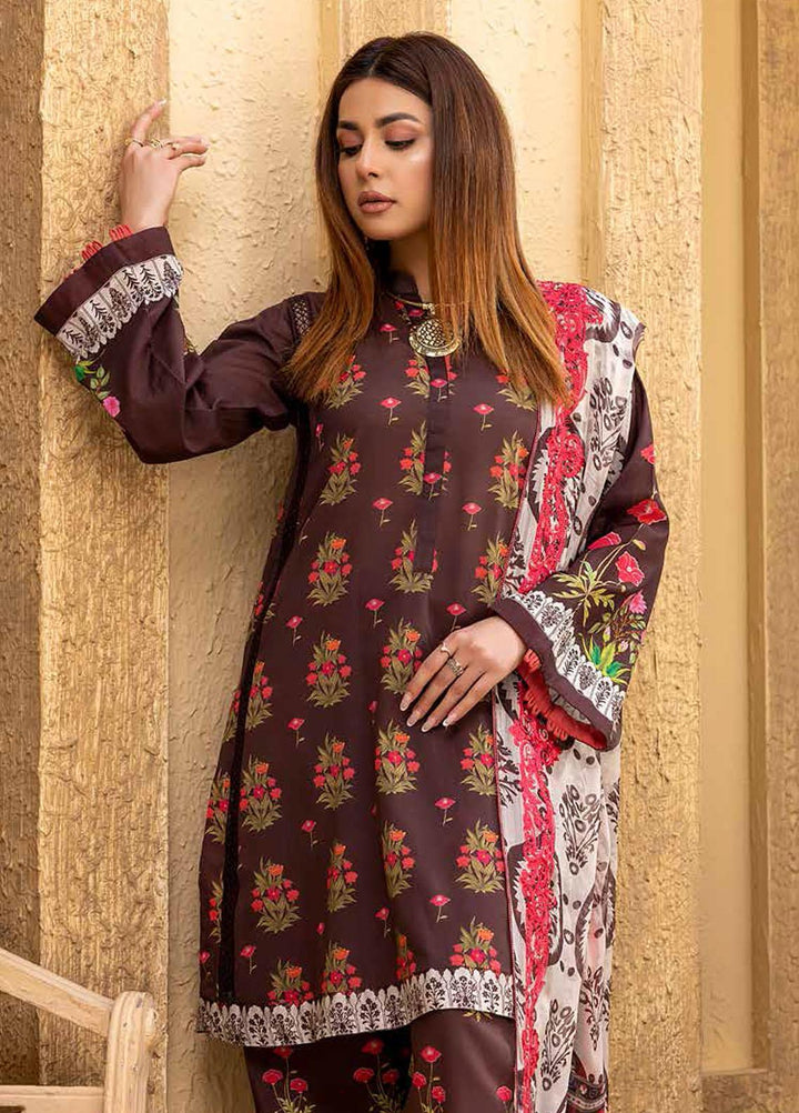 Charizma Embroidered Lawn Suits Unstitched 3 Piece CRZ22ML-4 PEC-34 - Summer Collection