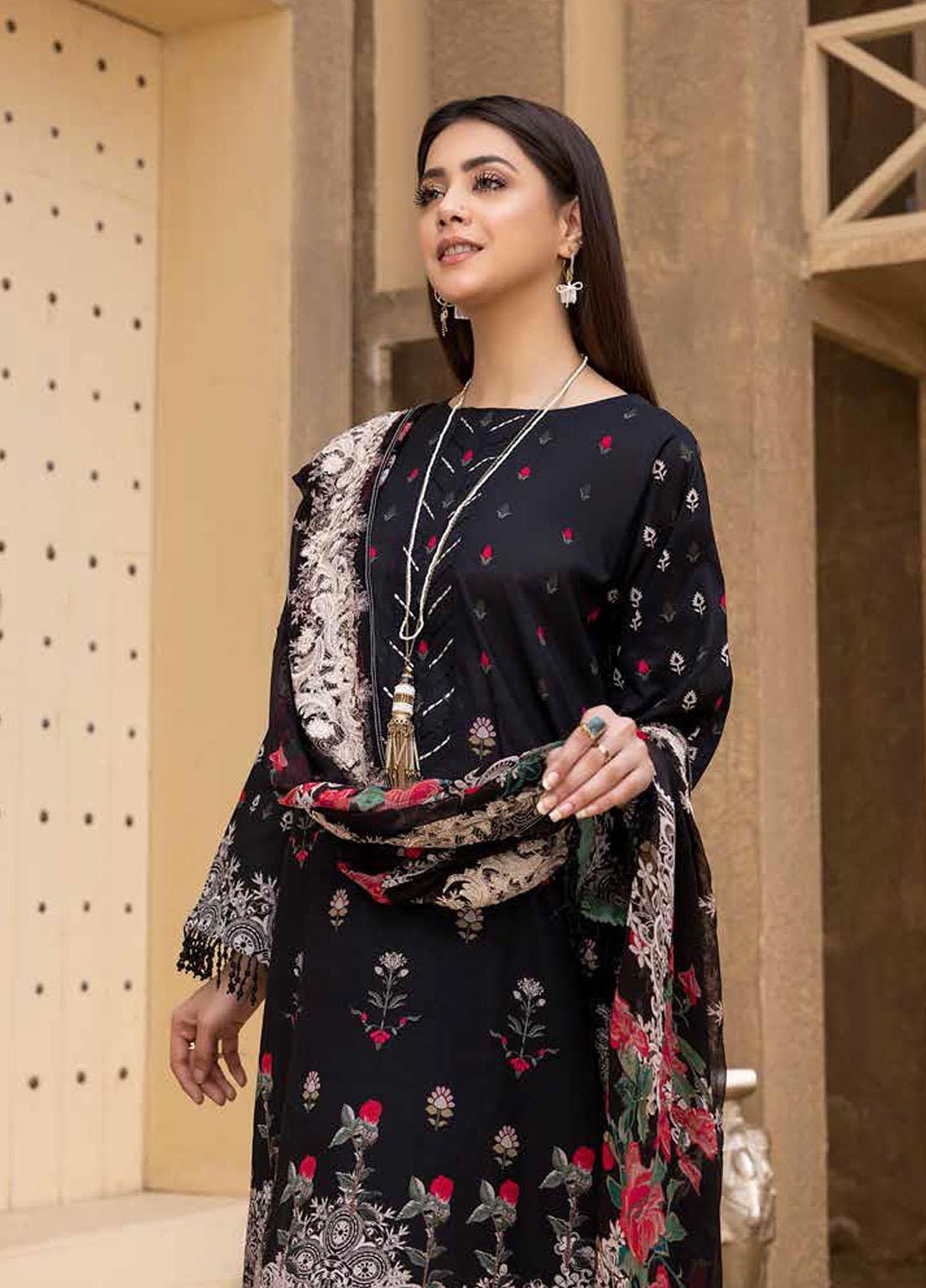 Charizma Embroidered Lawn Suits Unstitched 3 Piece CRZ22ML-4 PEC-35 - Summer Collection