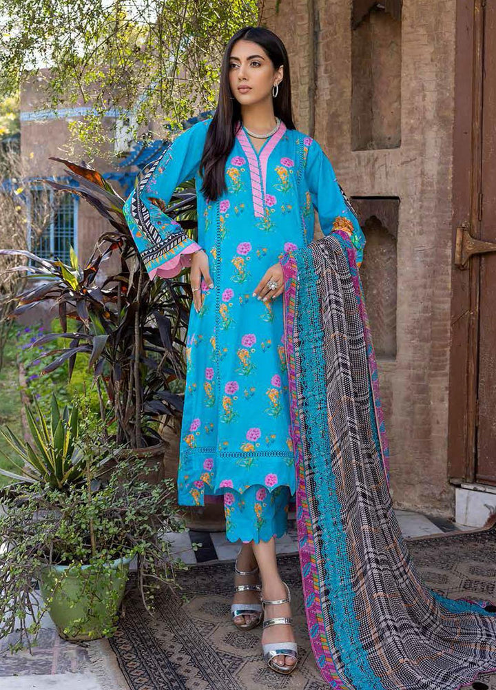 Charizma Embroidered Lawn Suits Unstitched 3 Piece CRZ22ML-4 PEC-38 - Summer Collection