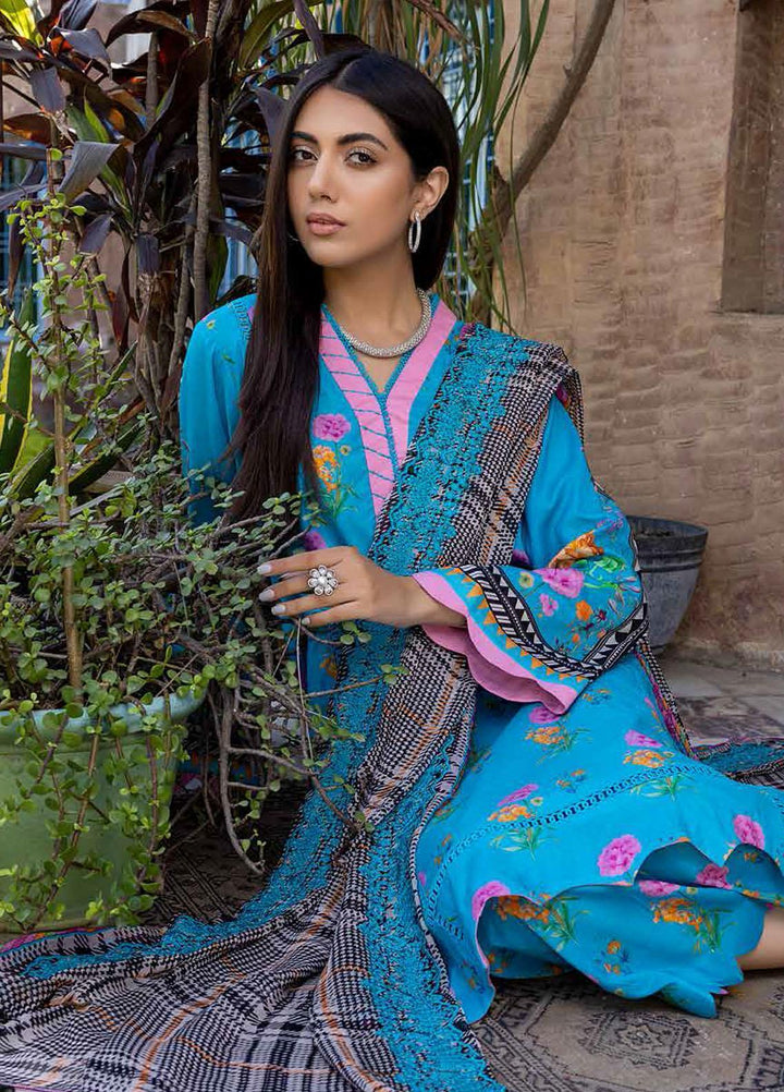 Charizma Embroidered Lawn Suits Unstitched 3 Piece CRZ22ML-4 PEC-38 - Summer Collection
