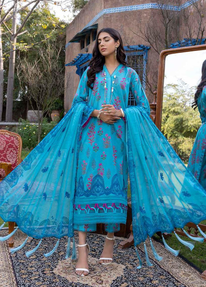 Charizma Embroidered Lawn Suits Unstitched 3 Piece CRZ22ML-4 PEC-41 - Summer Collection